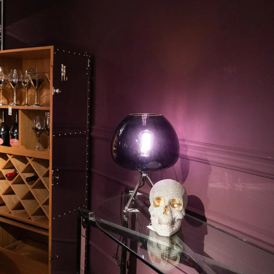 Lampa stołowa SPHERE - niebieski