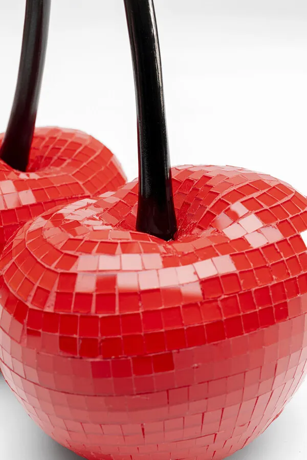 Dekoracja CHERRIES 19 cm - czerwony