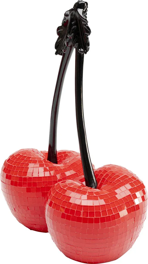 Dekoracja CHERRIES 19 cm - czerwony