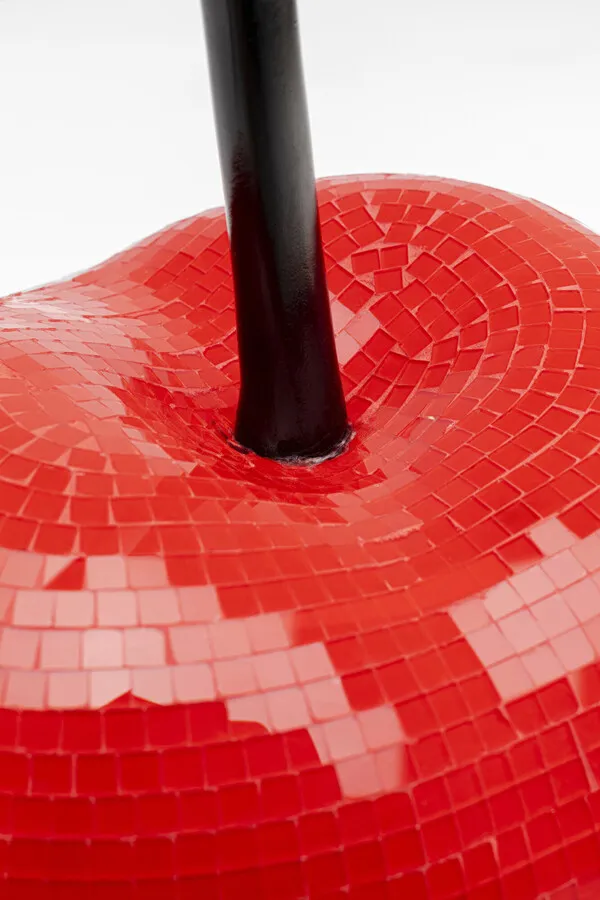Dekoracja CHERRY SINGLE 19 cm - czerwony