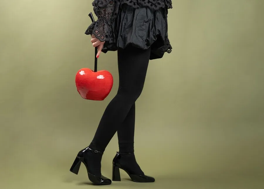 Dekoracja CHERRY SINGLE 19 cm - czerwony