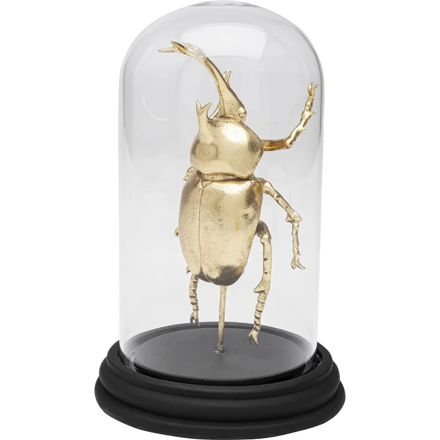 Dekoracja HERCULES BEETLE - transparentny/złoty