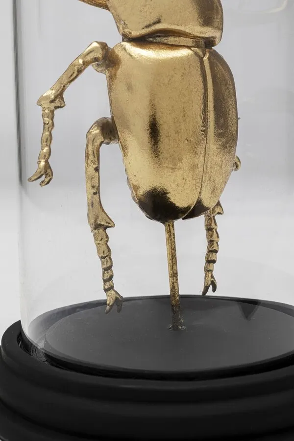 Dekoracja HERCULES BEETLE - transparentny/złoty
