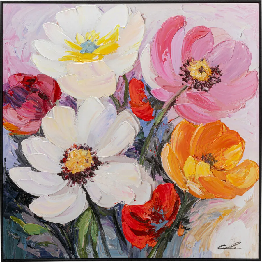 Obraz w ramie FLOWER MEADOW 80x80