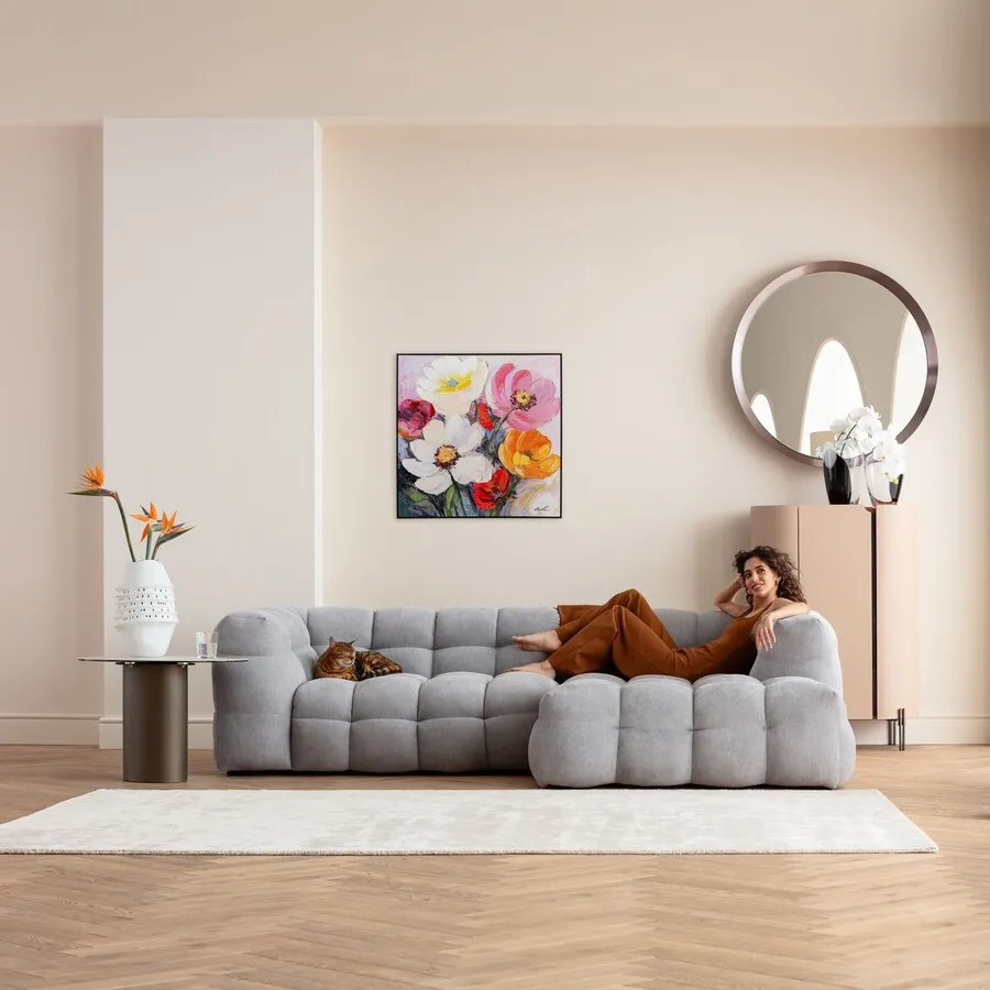 Obraz w ramie FLOWER MEADOW 80x80