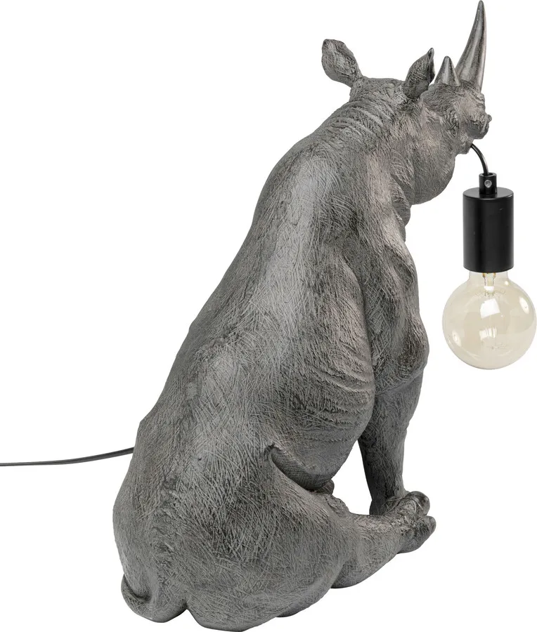 Lampa stołowa SITTING RHINO - szary