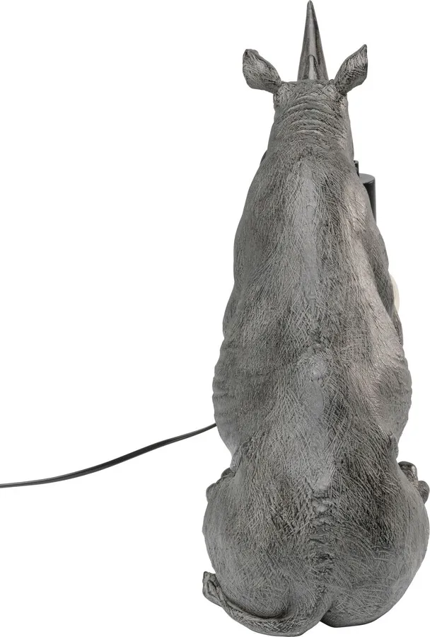 Lampa stołowa SITTING RHINO - szary