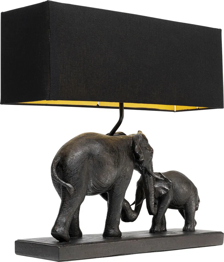 Lampa stołowa ELEPHANT FAMILY - czarny