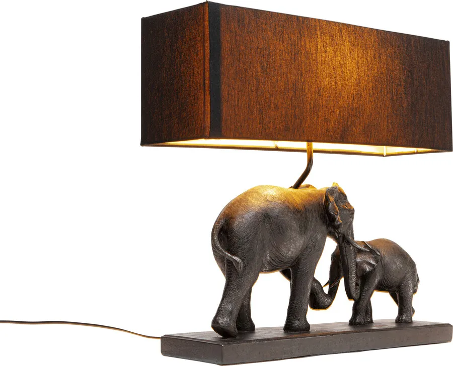 Lampa stołowa ELEPHANT FAMILY - czarny