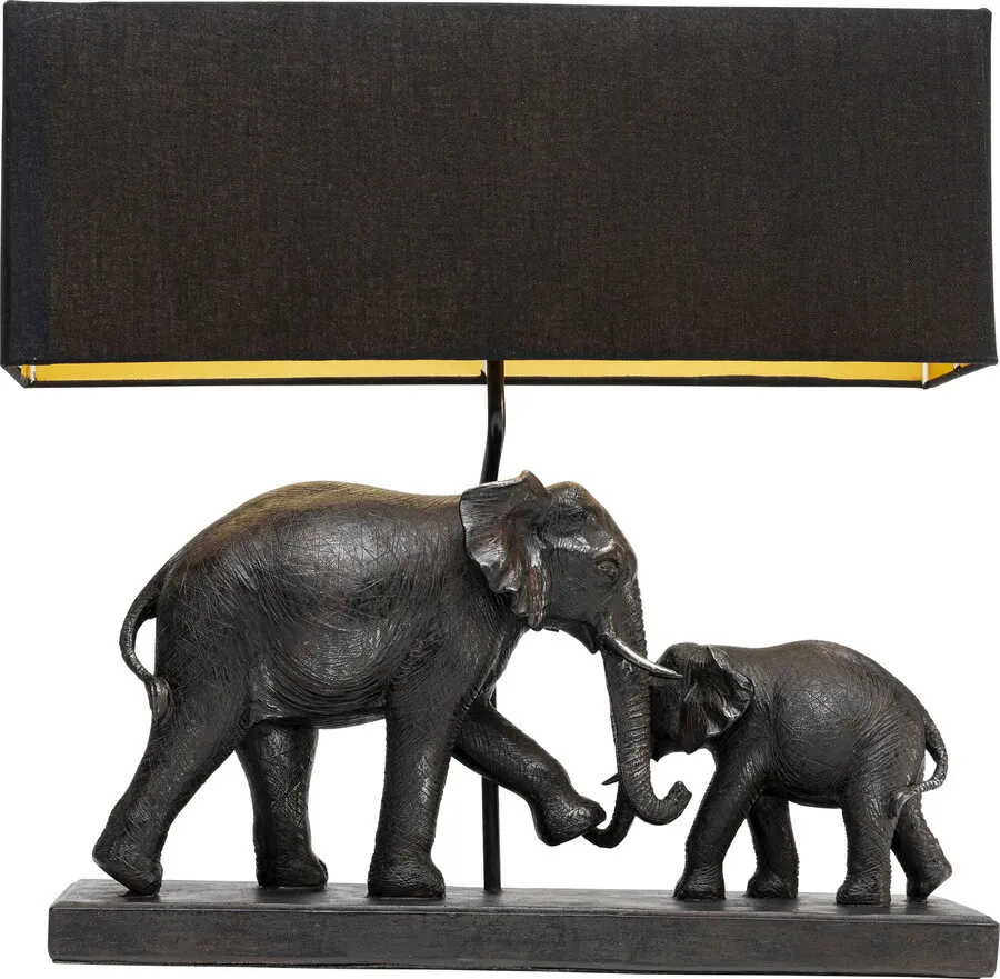 Lampa stołowa ELEPHANT FAMILY - czarny
