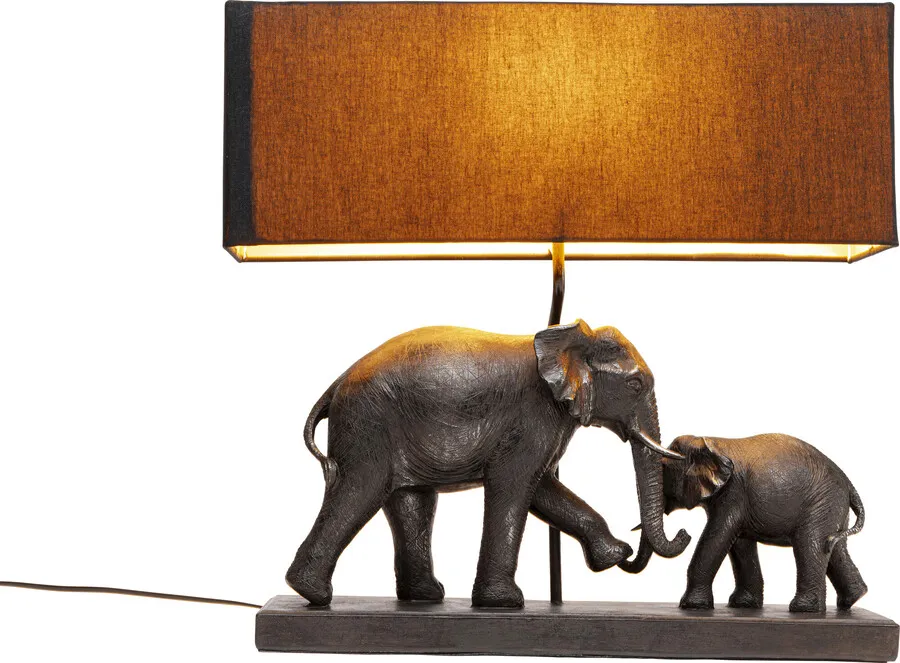 Lampa stołowa ELEPHANT FAMILY - czarny