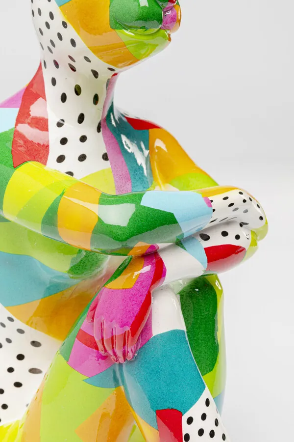 Figurka dekoracyjna RABBIT GILLIE Abstract - wielokolorowy