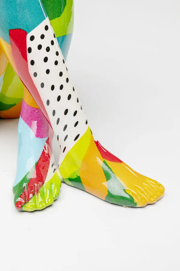 Figurka dekoracyjna RABBIT GILLIE Abstract - wielokolorowy