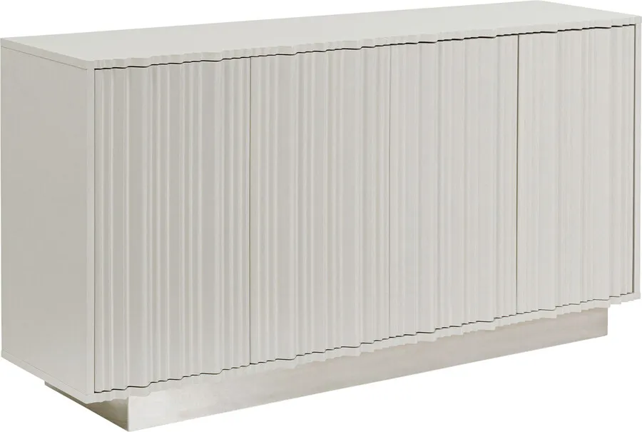 Komoda 4-drzwiowa STUCCO - szary