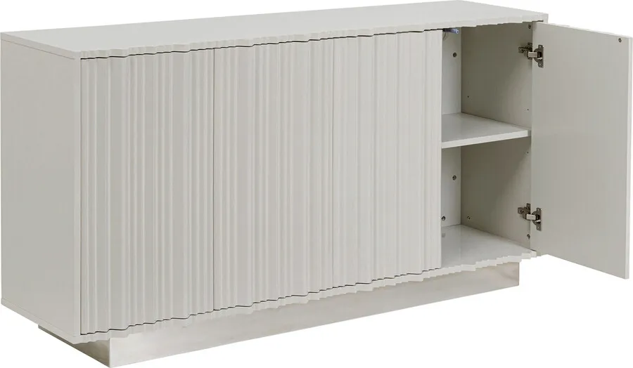 Komoda 4-drzwiowa STUCCO - szary