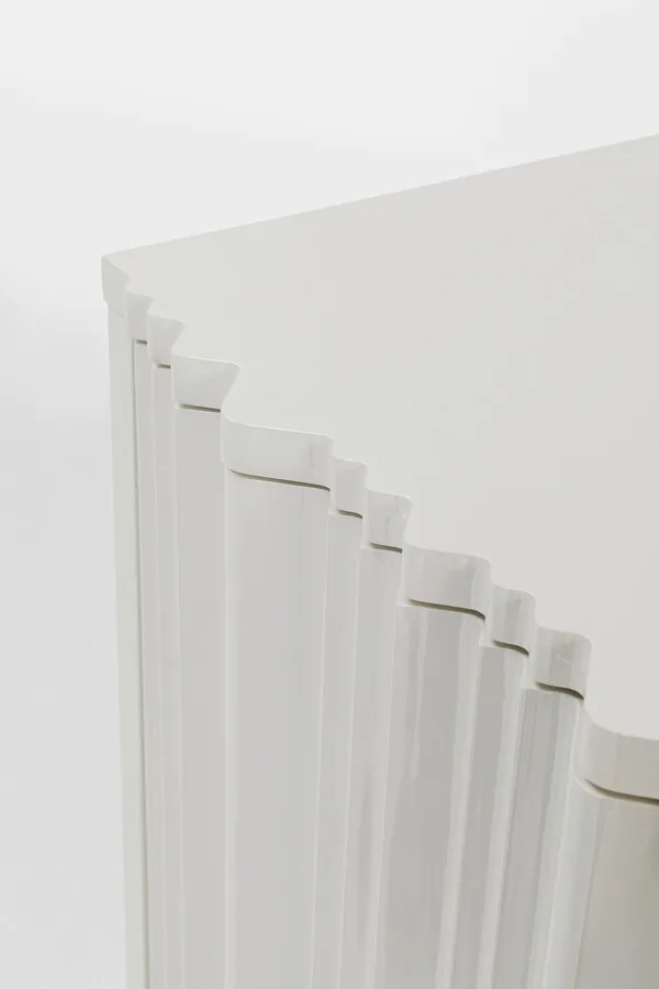 Komoda 4-drzwiowa STUCCO - szary