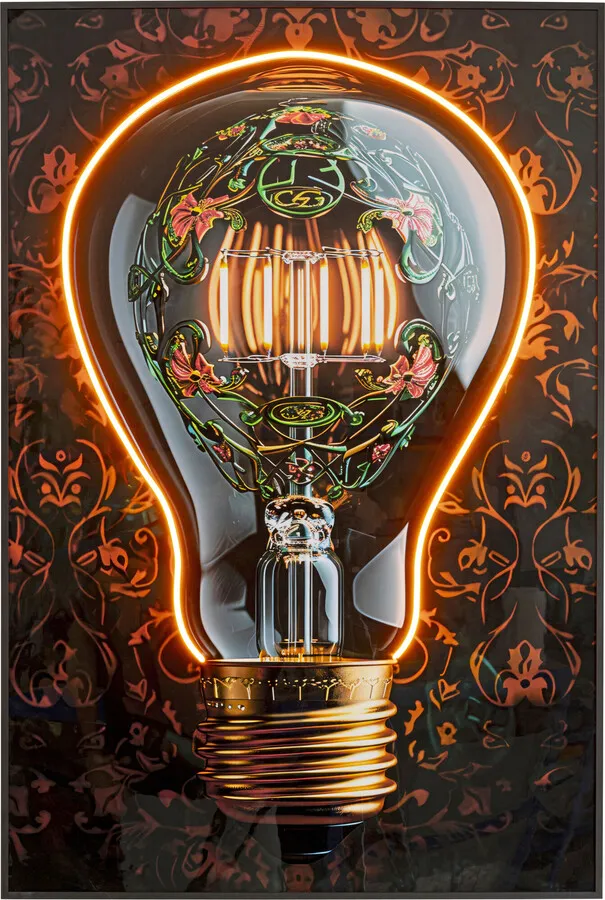 Obraz ART BULB LED 80x120