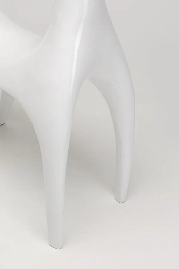 Dekoracja stojąca FAWN 113 cm - biały