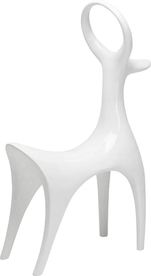 Dekoracja stojąca FAWN 113 cm - biały