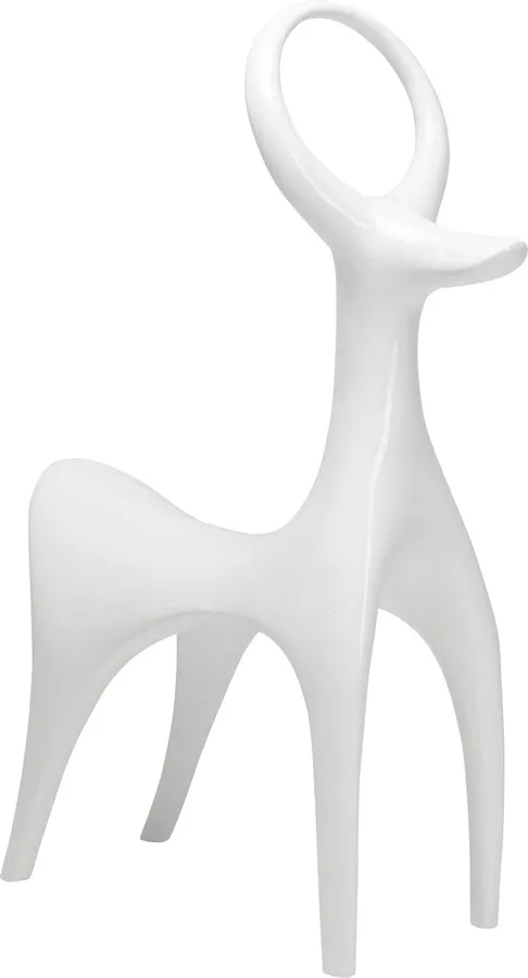 Dekoracja stojąca FAWN 113 cm - biały