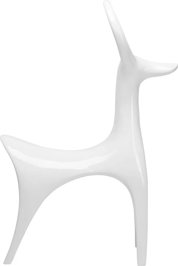 Dekoracja stojąca FAWN 113 cm - biały