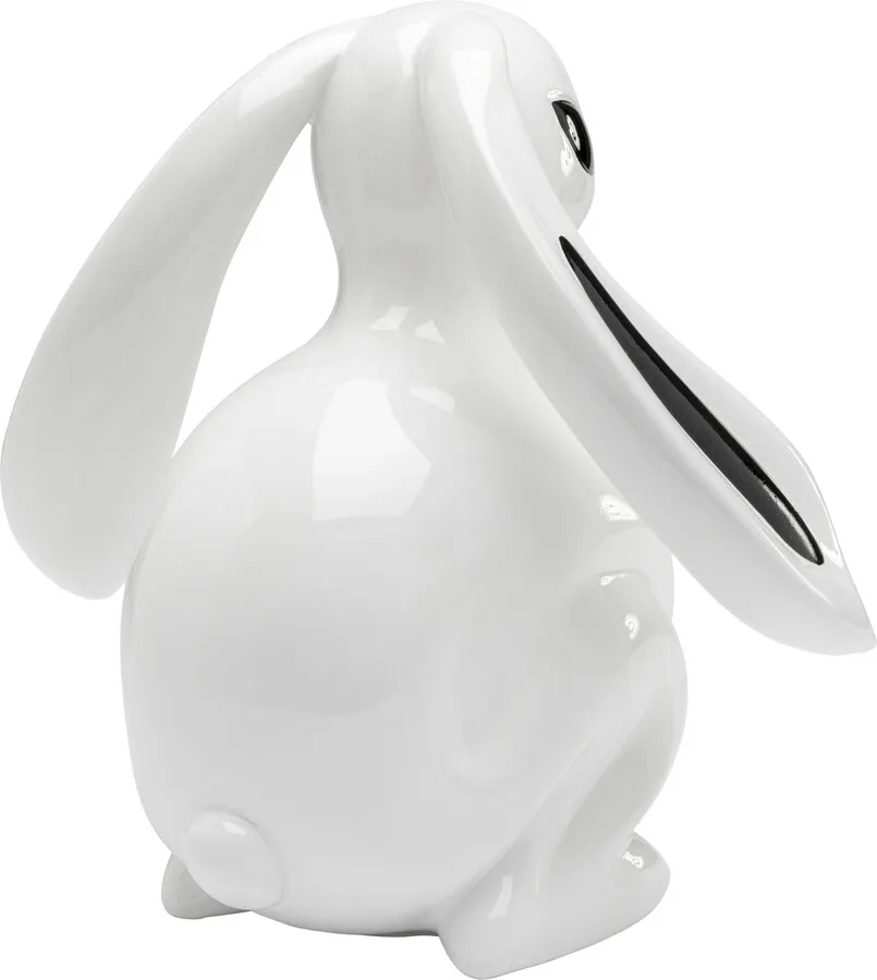 Figurka dekoracyjna MOON HARE 30 cm - biały