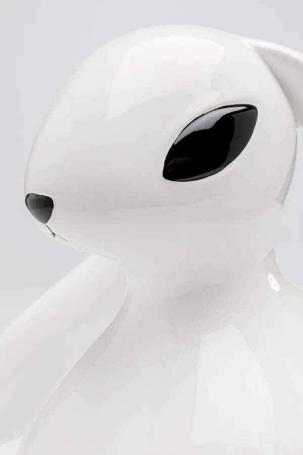 Figurka dekoracyjna MOON HARE 30 cm - biały