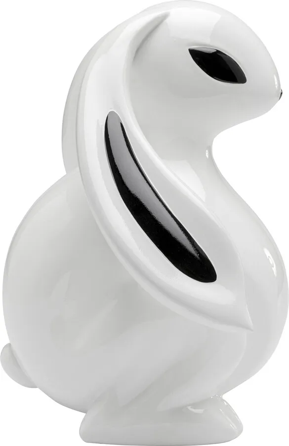 Figurka dekoracyjna MOON HARE 30 cm - biały