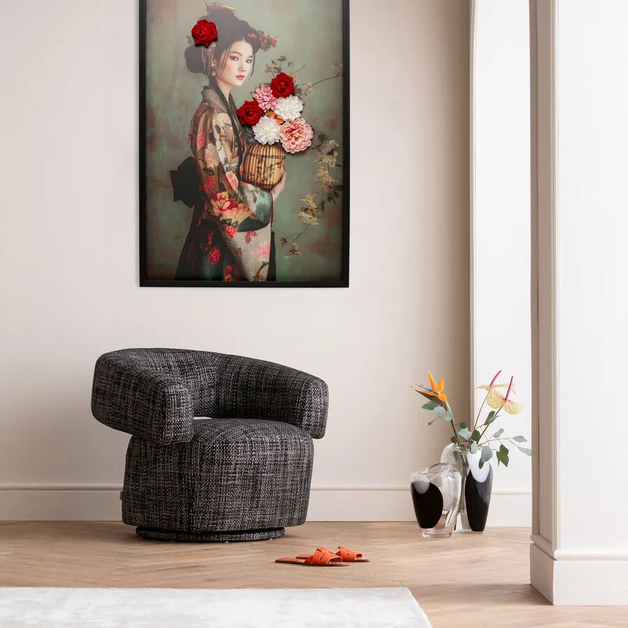 Obraz na płótnie KIMONO GIRL 84x124
