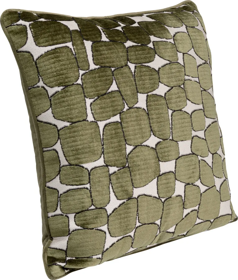 Poduszka dekoracyjna PEBBLES 45x45 - zielony