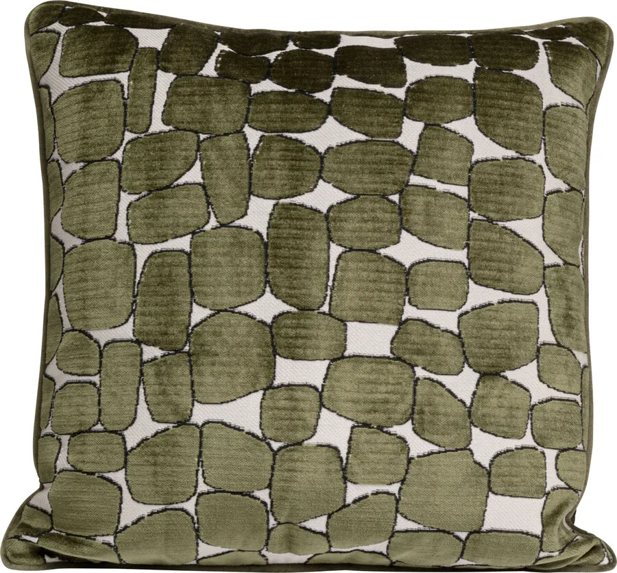 Poduszka dekoracyjna PEBBLES 45x45 - zielony