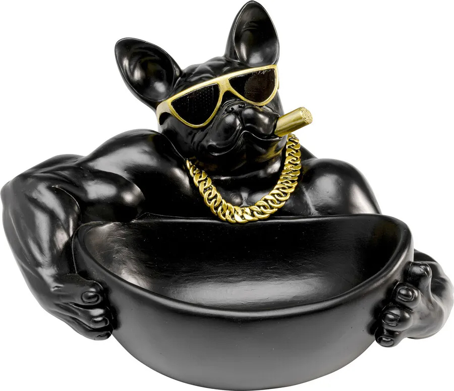 Miska dekoracyjna GANGSTER DOG - czarny