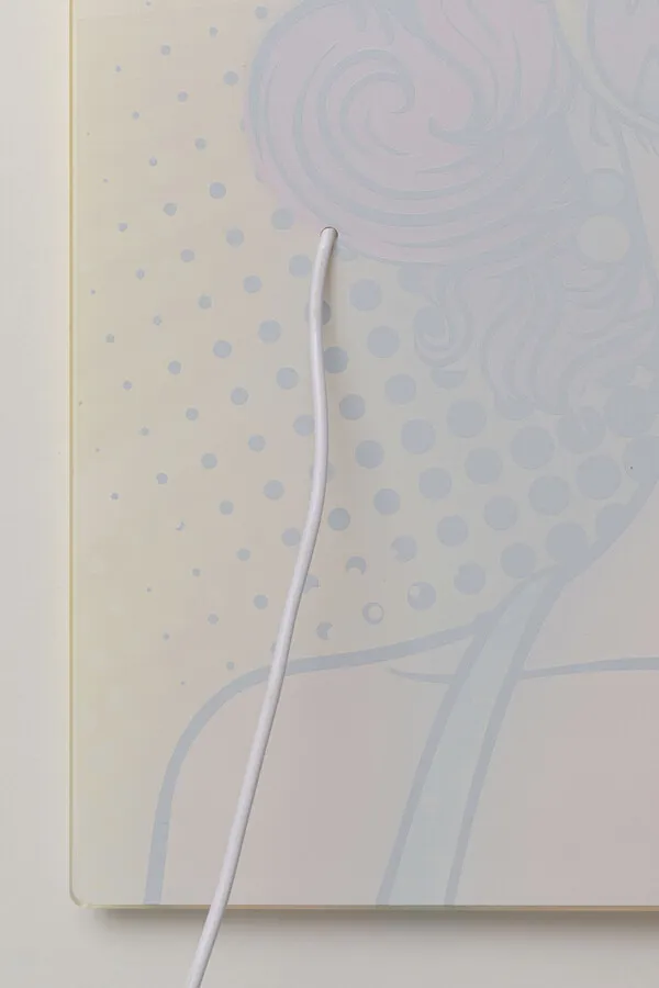 Obraz szklany BEAUTY LED 39x39