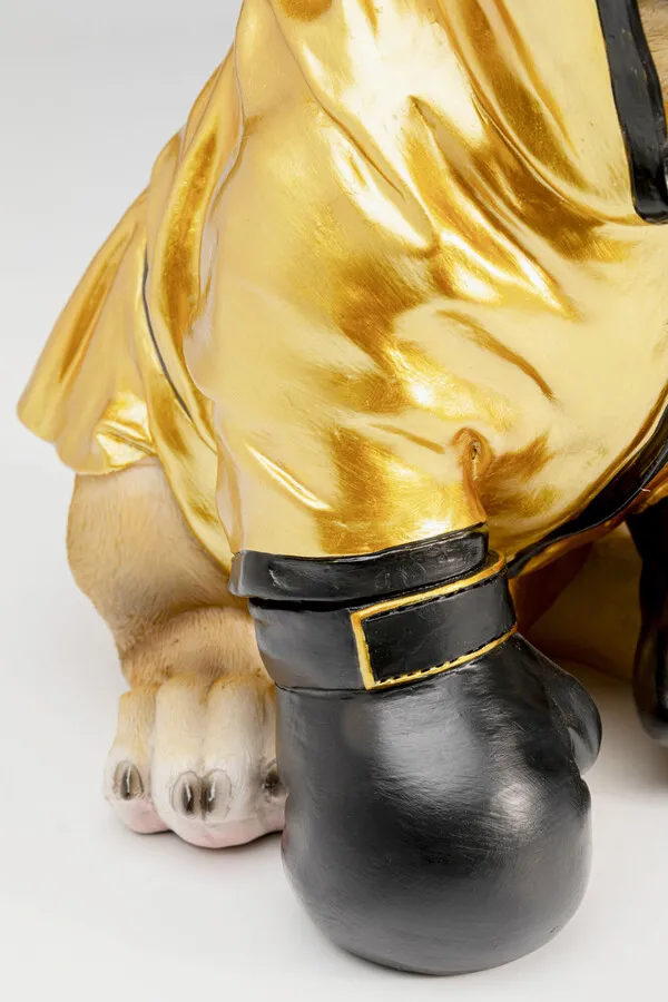Skarbonka BOXING DOG - złoty/czarny