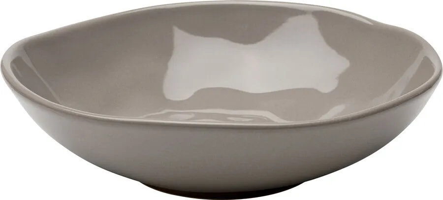 Talerz głęboki ORGANIC 22 cm - szary