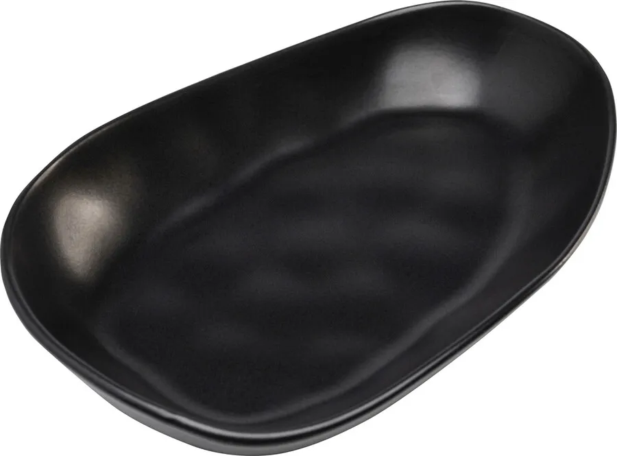 Półmisek ORGANIC 25x16 cm - czarny