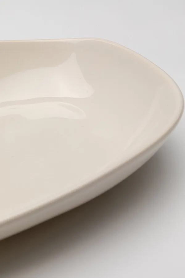 Półmisek ORGANIC 25x16 - kremowy
