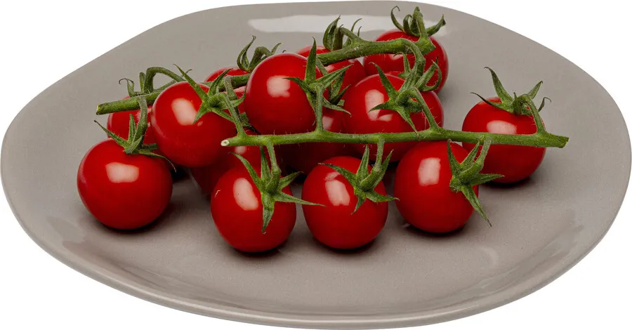 Talerz deserowy ORGANIC 20 cm - szary