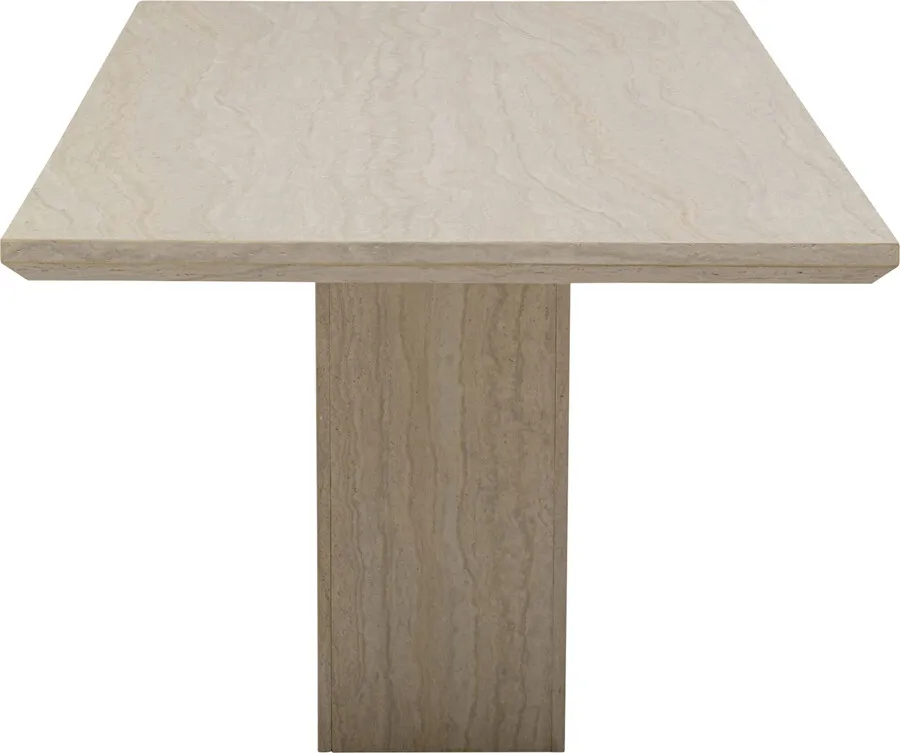 Stół TRAVERTINO 160x90 - beżowy
