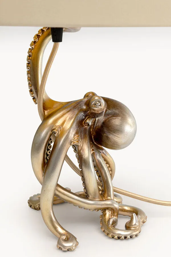 Lampa stołowa OCTOPUS - złoty