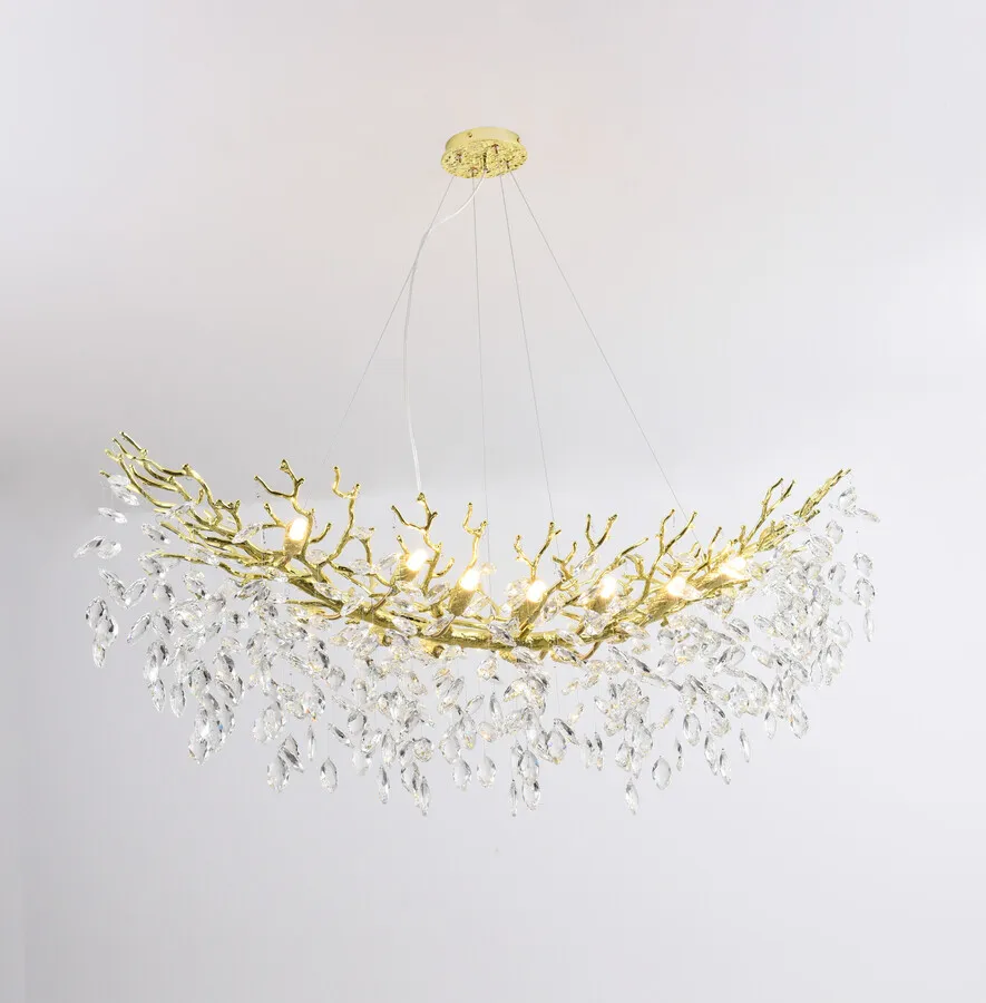 Lampa wisząca CINDY MD4115-14I-G - złoty
