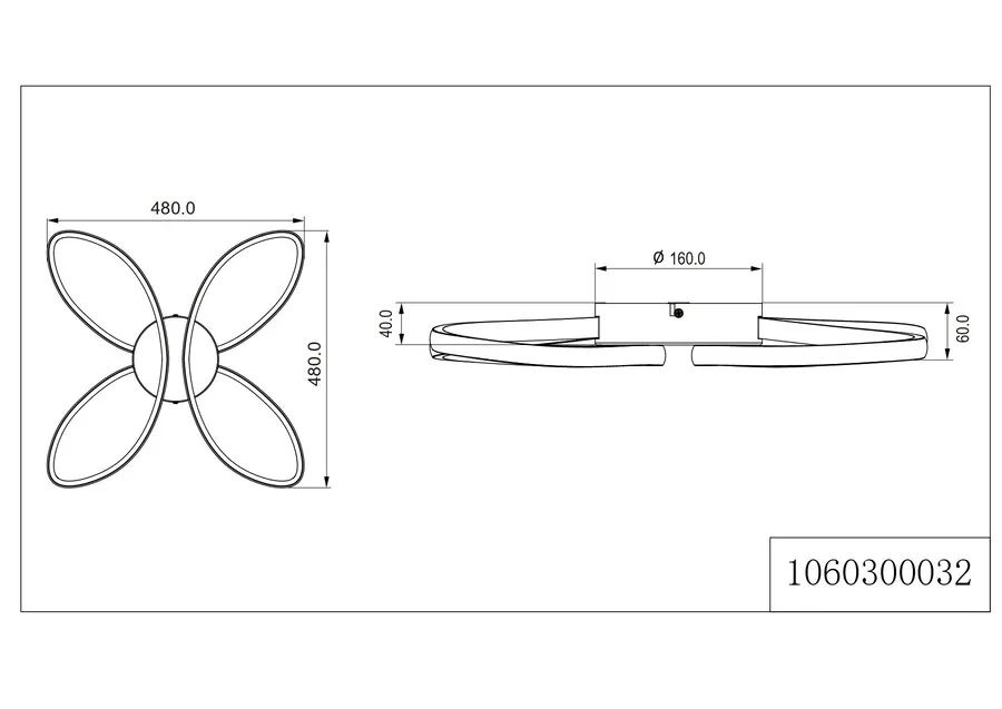 Lampa sufitowa ROSENTRA C241060002 - czarny