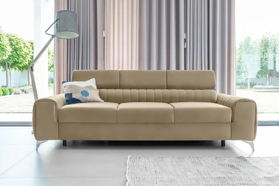 Sofa rozkładana 3-osobowa LAURENCE - tkanina Nube 20