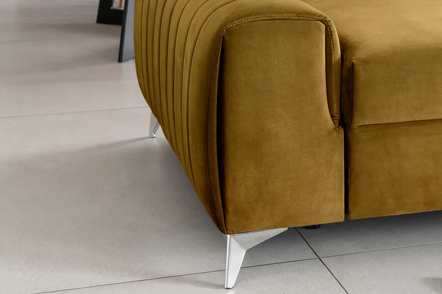 Sofa rozkładana 3-osobowa LAURENCE - tkanina Nube 45