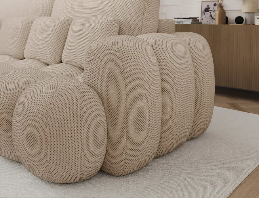Sofa rozkładana COTONN - tkanina Calmora 18