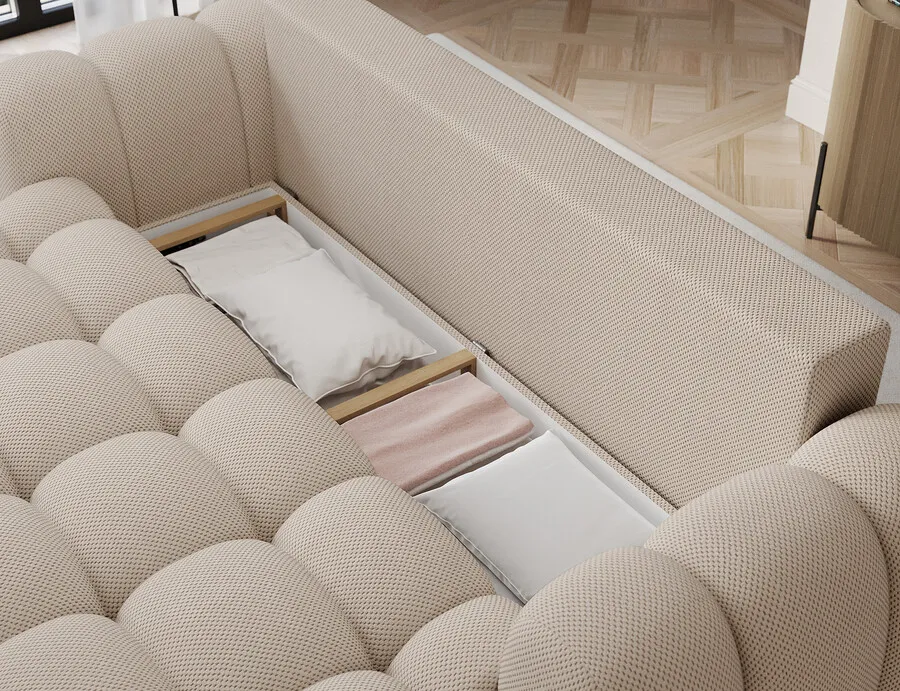 Sofa rozkładana COTONN - tkanina Calmora 18