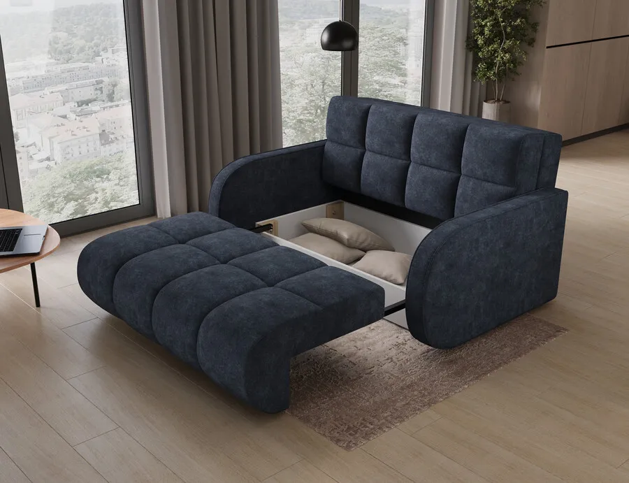 Sofa rozkładana DEVERIO - tkanina Aura 40