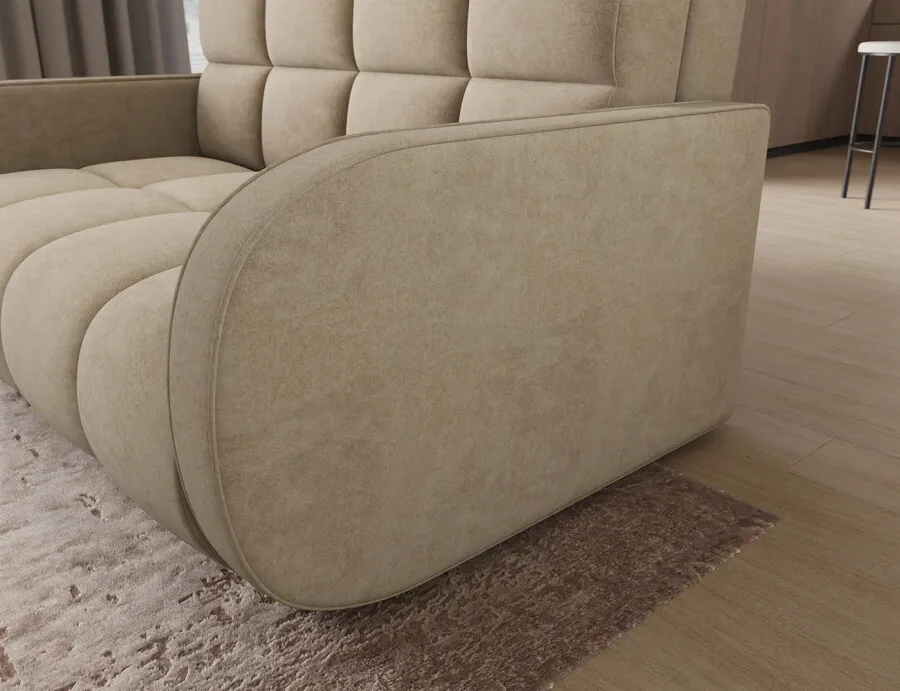 Sofa rozkładana DEVERIO - tkanina Aura 18