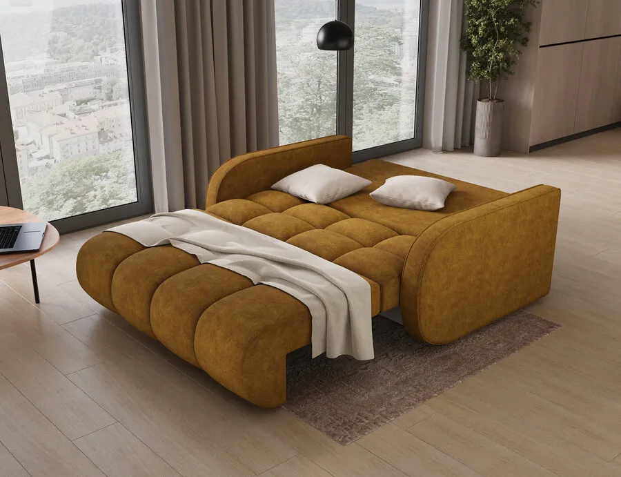 Sofa rozkładana DEVERIO - tkanina Aura 45