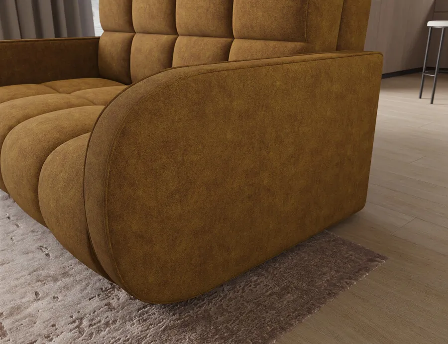 Sofa rozkładana DEVERIO - tkanina Aura 45